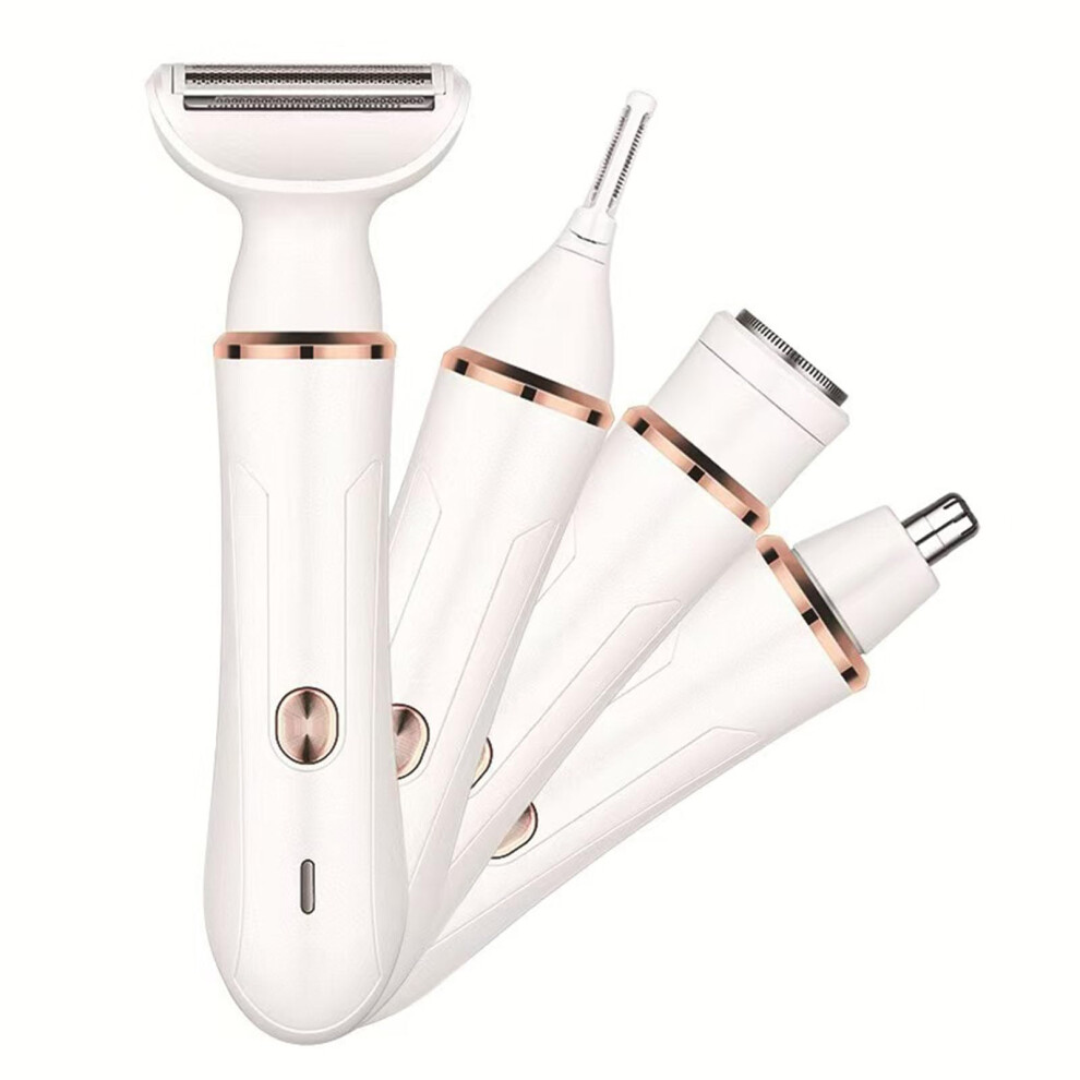 Electric Razor for Women 4in1 Waterproof USBC Rechargeable Shaver for Face Body Legs