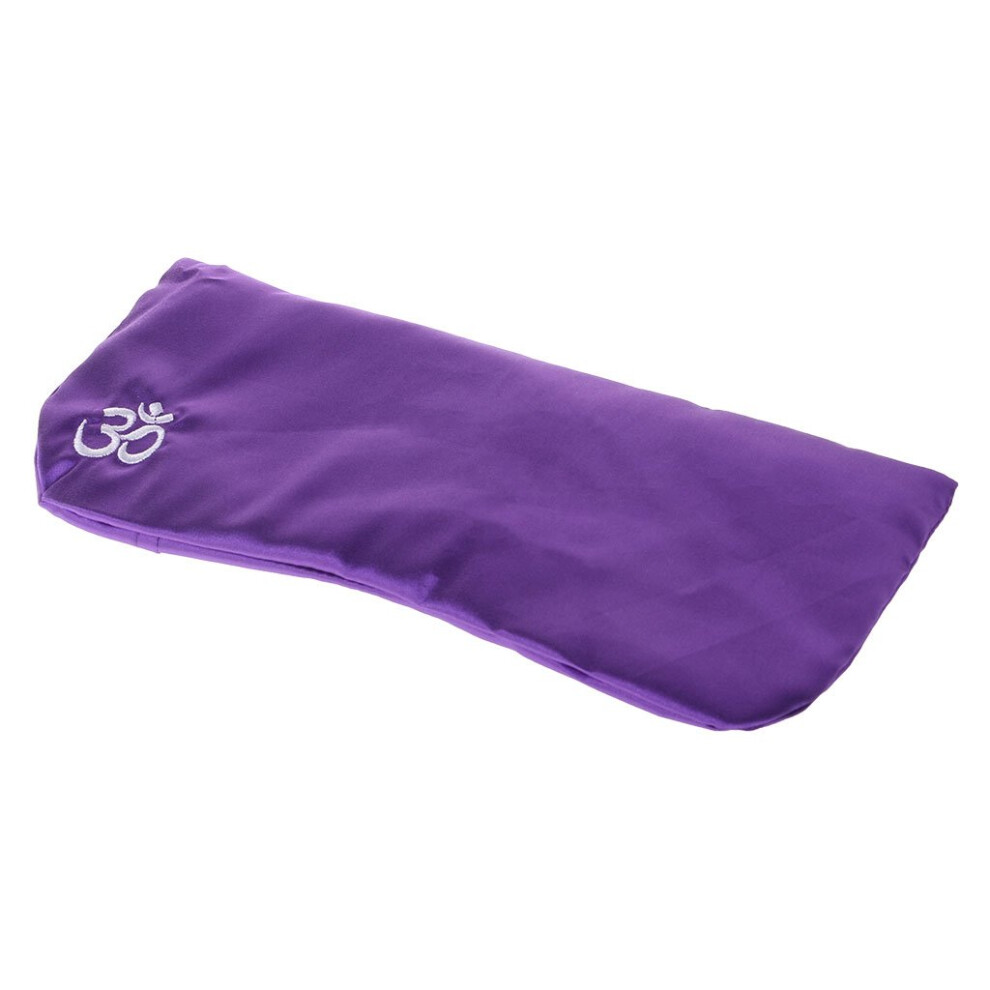 Lavender Silk Eye Pillow With And Cassia Seeds For Yoga, Meditation, Sleep And Stress Relief 24X11cm