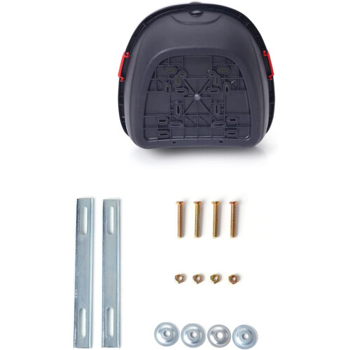 Motorcycle  Case Large Capacity Waterproof Tail Box with Reflector for Universal Rear Storage 2