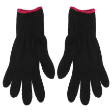 Heat Resistant Styling Glove for Curling and Flat Irons with DualFunction Salon Quality Black