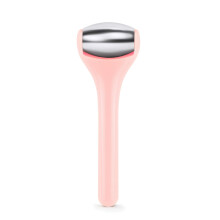 Stainless Steel Ice Roller Face Massager for Puffiness Relief Migraine Skincare Pink 1pc