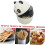 Toothpick Dispenser Panda Design Push Type Holder with Protective Lid PP Storage Box 5