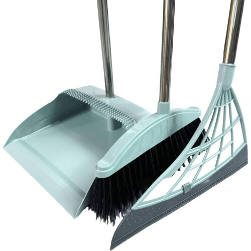 Adjustable Indoor Broom with Telescopic Handle, Space Saving Design for Home Cleaning 2
