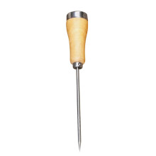 Wooden Handle Ice Pick with Stainless Steel Blade for Kitchen Restaurant Bar and Bartenders
