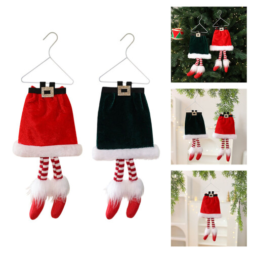 Fanciful Christmas Substitute Legs Suspended Deck-Ink green 2