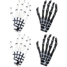 Kostüm-Haaraccessoires, elegante Punk-Rock-Horror-Haarspangen in Knochenform für Damen und Mädchen mit kreativem Design und glatter Oberfläche,