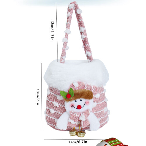 Christmas Holiday Pouch Reusable Storage For Chocolate Candy-2 2