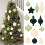 Velutinous Face Holiday Sphere Decorations Colorful Plastic-A 3