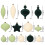Velutinous Face Holiday Sphere Decorations Colorful Plastic-A 4