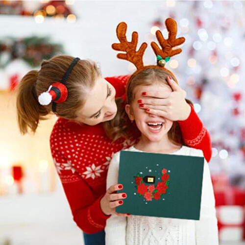 Energy efficient Stereoscopic Christmas Greeting Card Recyclable 1