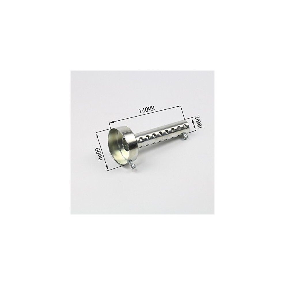Motorcycle Exhaust Silencer, Stainless Steel Construction Ensures Durability And Corrosion Resistance, High Hardness Iron For Longevity, Removable Sil 9454554068565