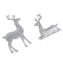 Premium Resin Deer Ornament christmas vacations home-Silver