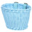 Childrens Bicycles Front Basket Wicker Adjustable Leather Belt Handlebars Storage Container For Kids Blue 1