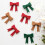 Pack Of 4 Fabric Bowknot Decorations With Leaf-Coffee bow 6