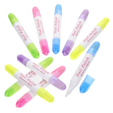 10Pcs Nail Polish Remover Pens Refillable Precision Nail Corrector Tools for Manicure and Nail Art