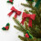 Pack Of 4 Fabric Bowknot Decorations With Leaf-Coffee bow 3