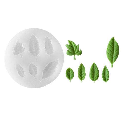 Leaf Silicone Mould Fondant Molds for Making Candle-Style C