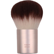 Kabuki Brush for Blush and Contour with Soft Bristles Pink Makeup Blending Tool