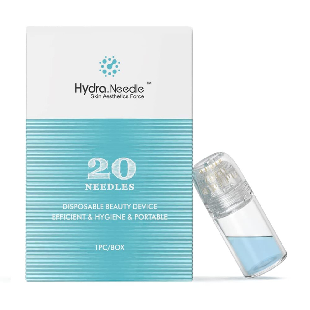 Microneedle Derma Roller Hydra Needle 20 Titanium Dermastamp 0.25mm for Face and Eye Serum