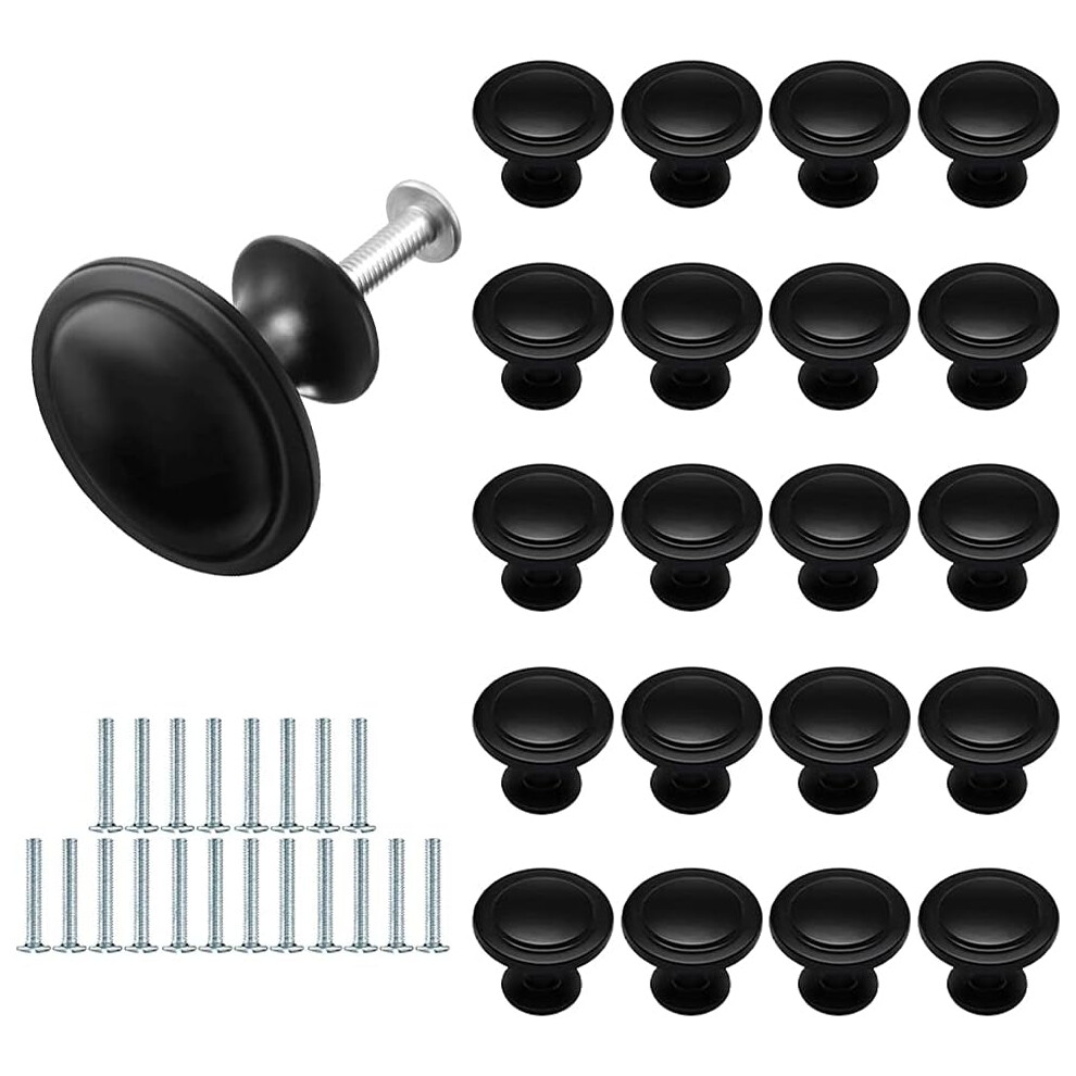 Stylish Cabinet Hardware, Fine Touch Zinc Alloy Mushroom Style Knobs, Quickly Enhance Furniture For Closets Dressers (20 Pieces) 9554910056936