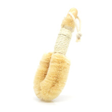 Spazzola per pelle secca con setole di sisal naturale per stimolare la circolazione, migliorare il drenaggio linfatico ed esfoliare le cellule morte,