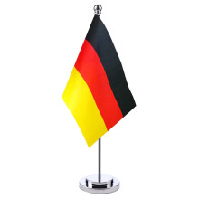 Drapeau de bureau aux couleurs vives pour la maison ou le bureau, drapeau de table en polyester durable avec base antidérapante et support en