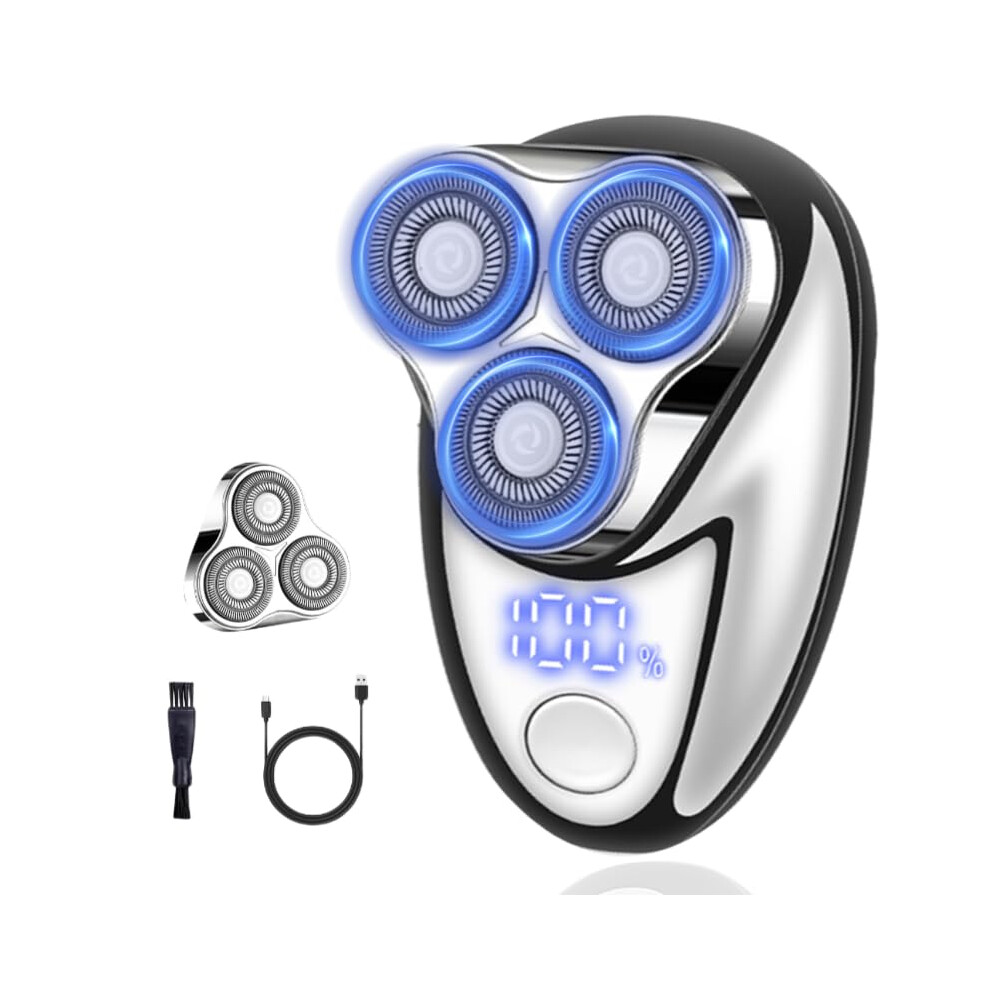 Electric Shaver USB Rechargeable Waterproof Wet and Dry Body Groomer for Men Travel Razor
