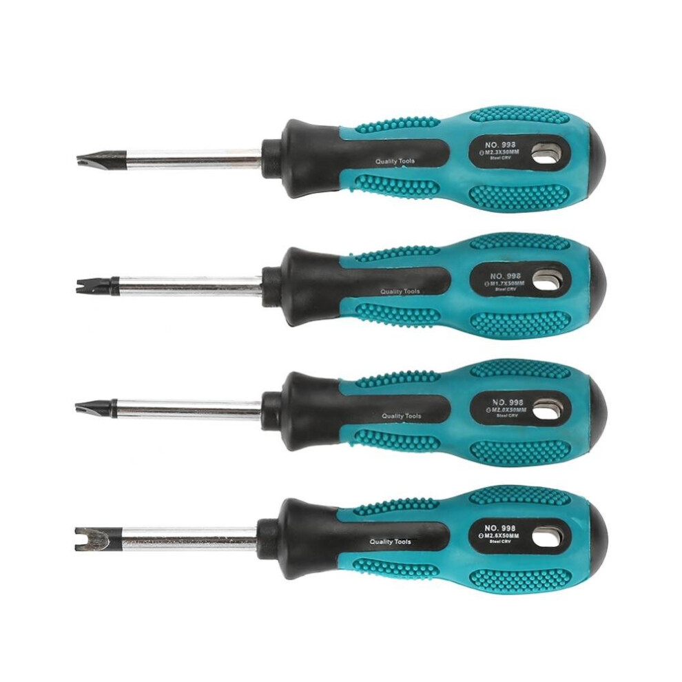 Professional Quality Screwdriver Set, Chromium Vanadium Steel With Magnetic Precision Triangle Head For Ergonomic Multifunctional Hand Tools 9454554068534