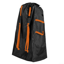 Travel Bag for Car Seat and Stroller With Waterproof Cover, Backpack Straps, Orange, Compatible for Travel or Storage