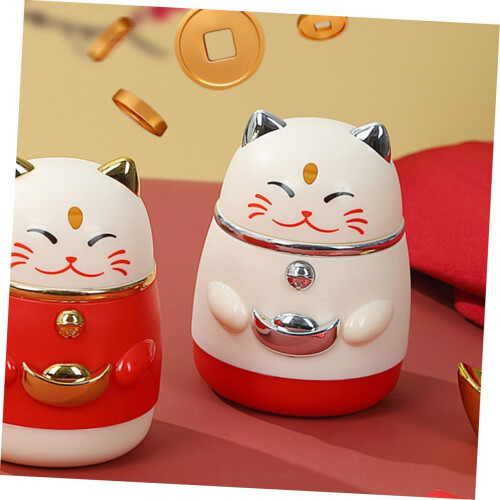 Cute Cat Toothpick Holder Dispenser for Kitchen Fun Decor Compact Container for Toothpicks 2