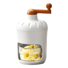Manual Ice Crusher with Stainless Steel Blade, Hand Crank Snow Cone Maker for Home and Commercial Use