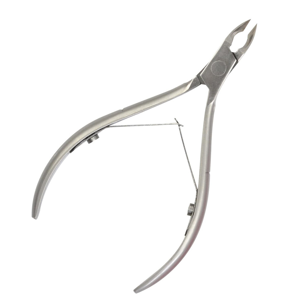 Professional Stainless Steel Cuticle Nippers 5mm Jaw Precision Remover for Nails and Toenails
