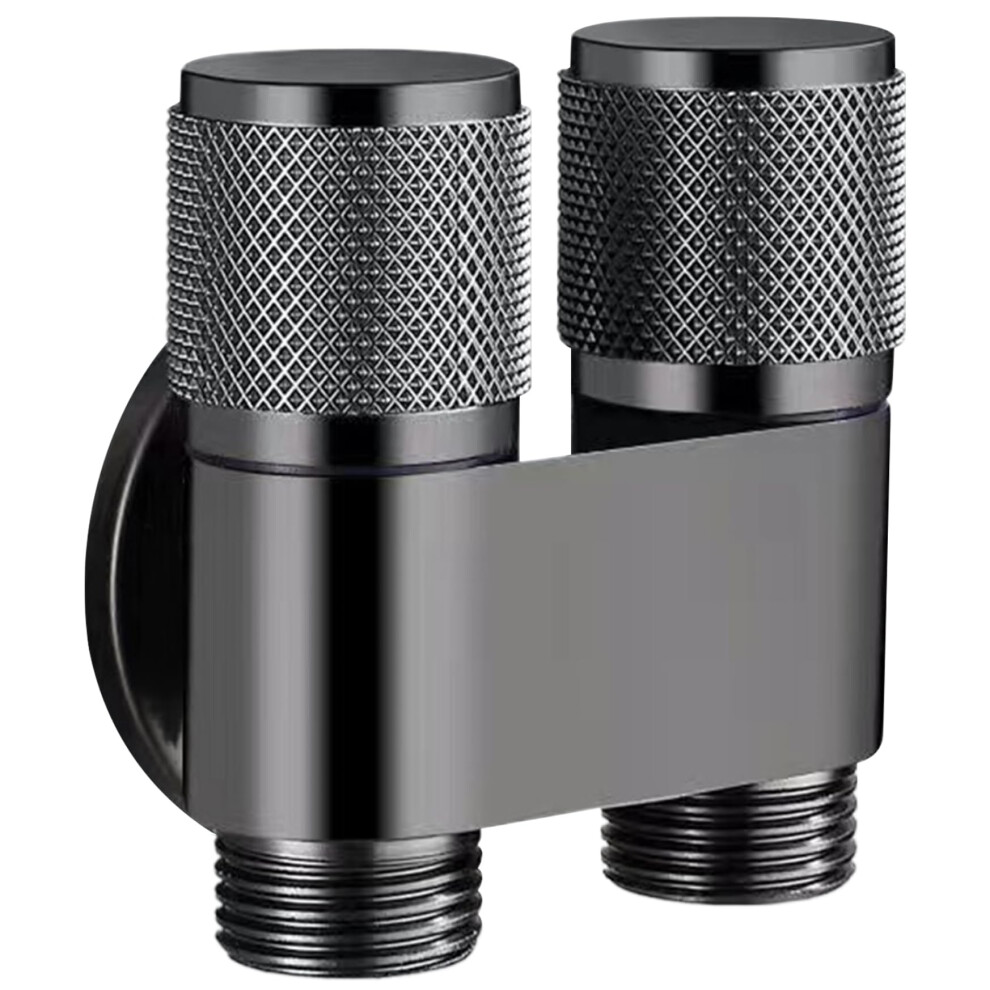 1In2out Dual Control Valve Alloy Toilet Faucet Handheld Bidet Sprayer G1/2 Inlet/Outlet For Toilet Washing Machine 9119770721044