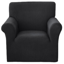 Coprisedia elasticizzato e resistente, elegante protezione per mobili con materiale altamente elastico per una vestibilità perfetta, grigio