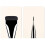 2pcs Flat Foundation Brush for Liquid Makeup, Ultra Thin Soft Dense Bristles for Full Coverage Face 3