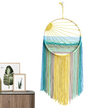 Sunset Wall Art Macrame Dream Catcher Boho Decor Handmade Cotton For Bedroom Size M