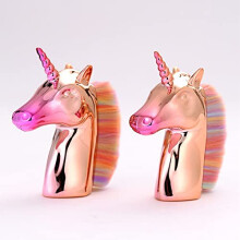 Glamouröser Einhorn-Make-up-Pinsel, Puder-Foundation, Rouge, Konturpinsel, Maniküre-, Fingernagel- und Zehennagelpinsel, großer