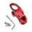 Motorcycle Helmet Hook CNC Aluminum Handlebar Holder Red SpaceSaving MultiHelmet Compatibility 1