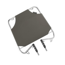 Bike Basket Front Rack Lightweight Metal Construction Grey Finish Removable Quick Release Bicycle Storage