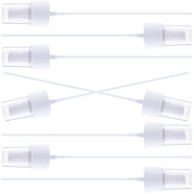 8 Pcs 24/410 Spray Bottle Tops White, LeakResistant Fine Mist Nozzle with Tube for Cleaning and Perfume