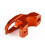Motorcycle Helmet Hook CNC Aluminum Handlebar Holder Red SpaceSaving MultiHelmet Compatibility 4