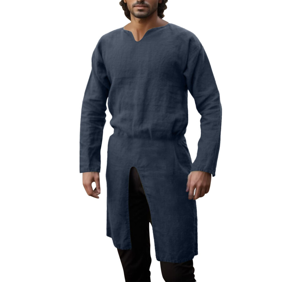 Medieval Viking Warrior Robe, Men's Costume, Theme Party Outfit, Medieval Warrior Uniform
