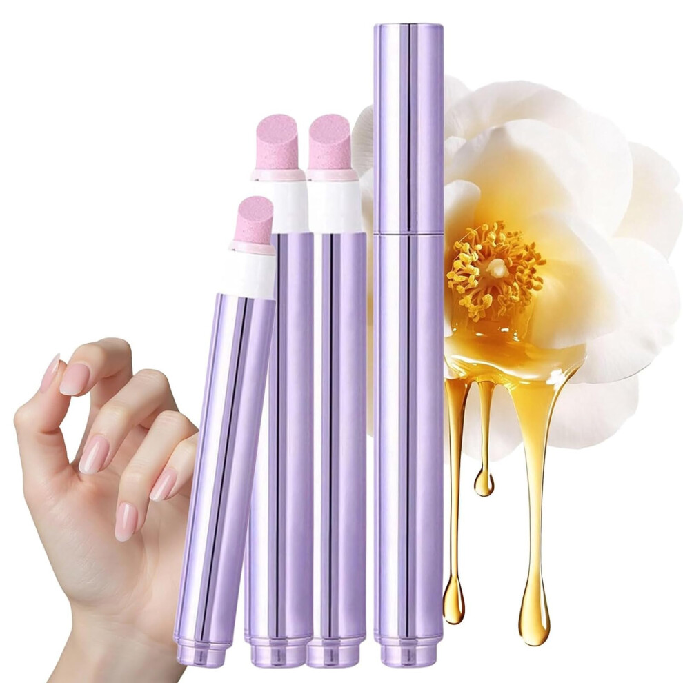 3PCS 3in1 Cuticle Oil Pen with Gentle Ceramic Tip for Nail  and Deep Hydration
