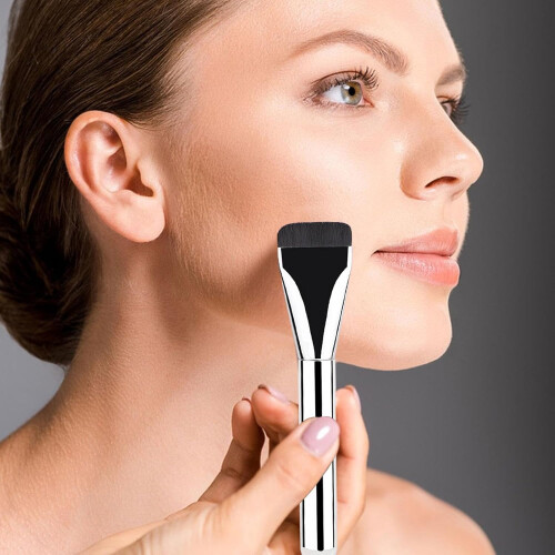 Liquid Foundation Brush Ultra Thin Flat  for Precision Makeup and Streak Blending 1
