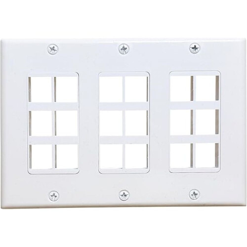 Πλάκα τοίχου για Keystone Jacks, Μονή πλάκα τοίχου Keystone με ανθεκτική κατασκευή και