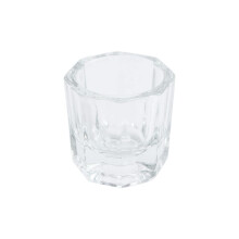 Acrylic Nail Dappen Dish Glass Cup for Precise Nail Art Mixing and Brush Cleaning