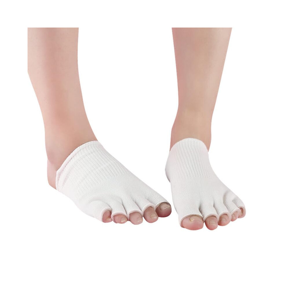 5Pair Moisturizing Gel Toe Socks for Women with Deep Hydration and AntiSlip Design for Pedicure