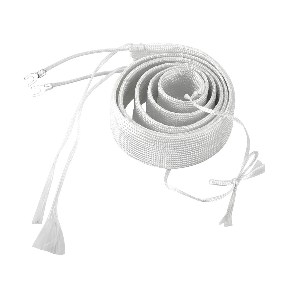 Waterproof Heat Shield Tubing Corrosion And Oxidation Resistance Flexible Braided Material High Temp Fiberglass Sleeve Insulate And Heat Equipment Whi 9454554072272