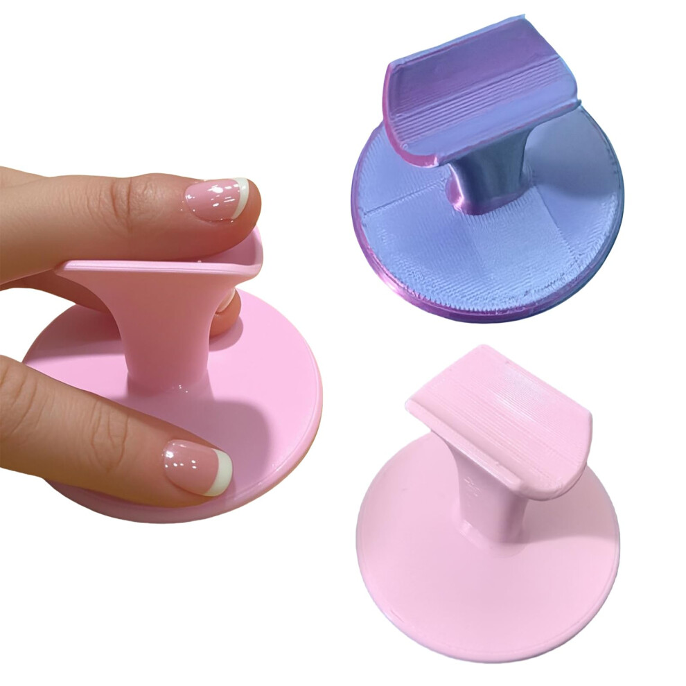 2pcs Nail Stand Manicure Finger Rest for Steady Nail Painting Easy Clean Compact Design for Salon and Home