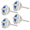 Hand Painted Ceramic Knobs, Exquisite Workmanship for Various Cabinets and Drawers, Easy Installation, Customizable Based on Preference, Bright Color 3